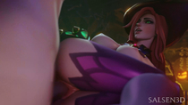 3D Animated Blender League_of_Legends Miss_Fortune Salsen3d Sound // 1920x1080, 30s // 7.2MB // webm