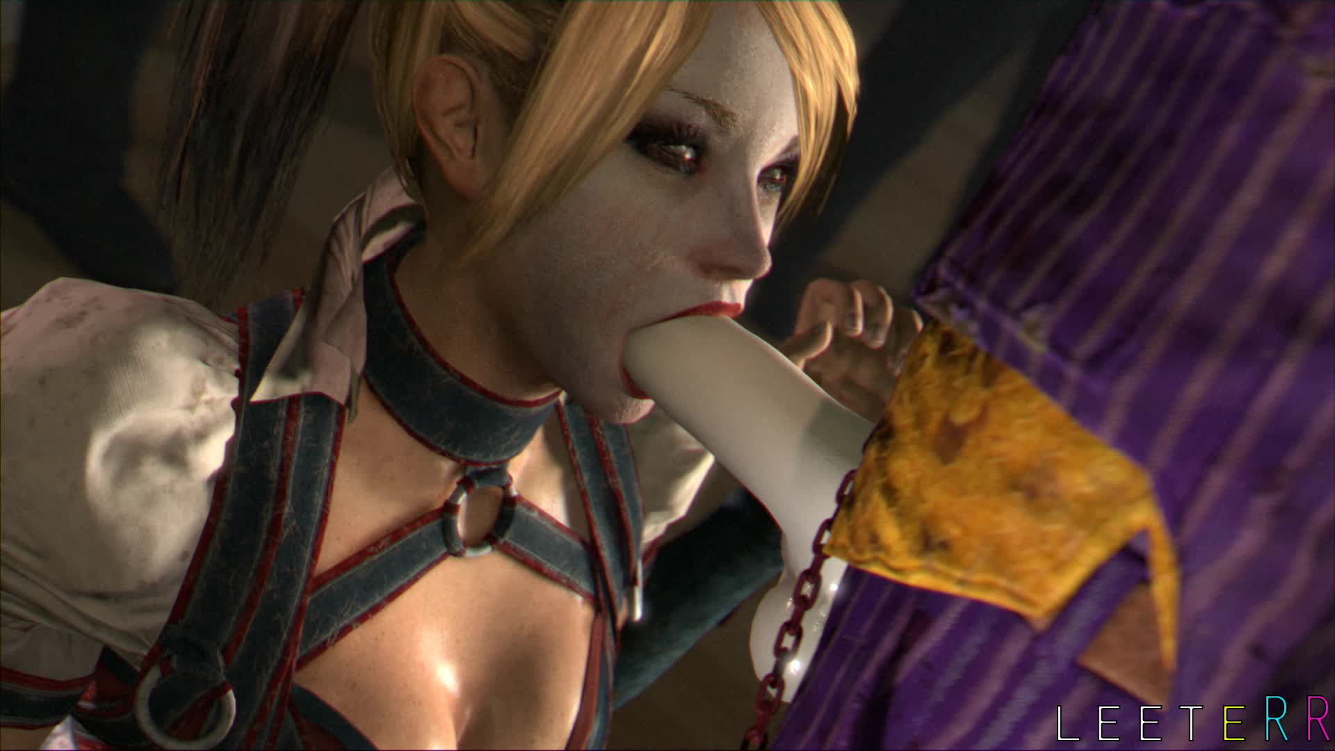 3D Animated Batman_(Series) Batman_Arkham_Knight Harley_Quinn Joker Leeterr Source_Filmmaker // 1920x1080 // 3.7MB // webm