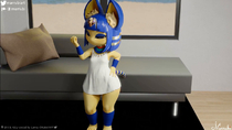 3D Animal_Crossing Animated Ankha Blender Sound marrubi // 1280x720, 92s // 9.7MB // mp4