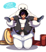 Big_Hero_6 GoGo_Tomago Maizken baymax // 904x1023 // 605.0KB // png