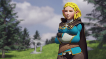 3D Animated Blender Princess_Zelda SKRev Sound The_Legend_of_Zelda // 1280x720, 84s // 47.0MB // webm