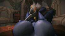 Animated Draenei World_of_Warcraft // 854x480 // 5.4MB // gif