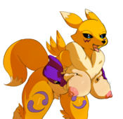 Digimon Renamon actionbastardvirginblaster // 1200x1165 // 486.2KB // png