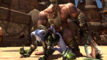 Animated Draenei Orc Rexxcraft World_of_Warcraft // 720x405 // 7.8MB // gif
