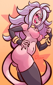 Android_21 Dragon_Ball_FighterZ Majin curvybuns // 1040x1650 // 755.5KB // png