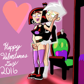 2016 Danny_Phantom Danny_Phantom_(character) Sam_Manson // 1300x1300 // 538.7KB // png