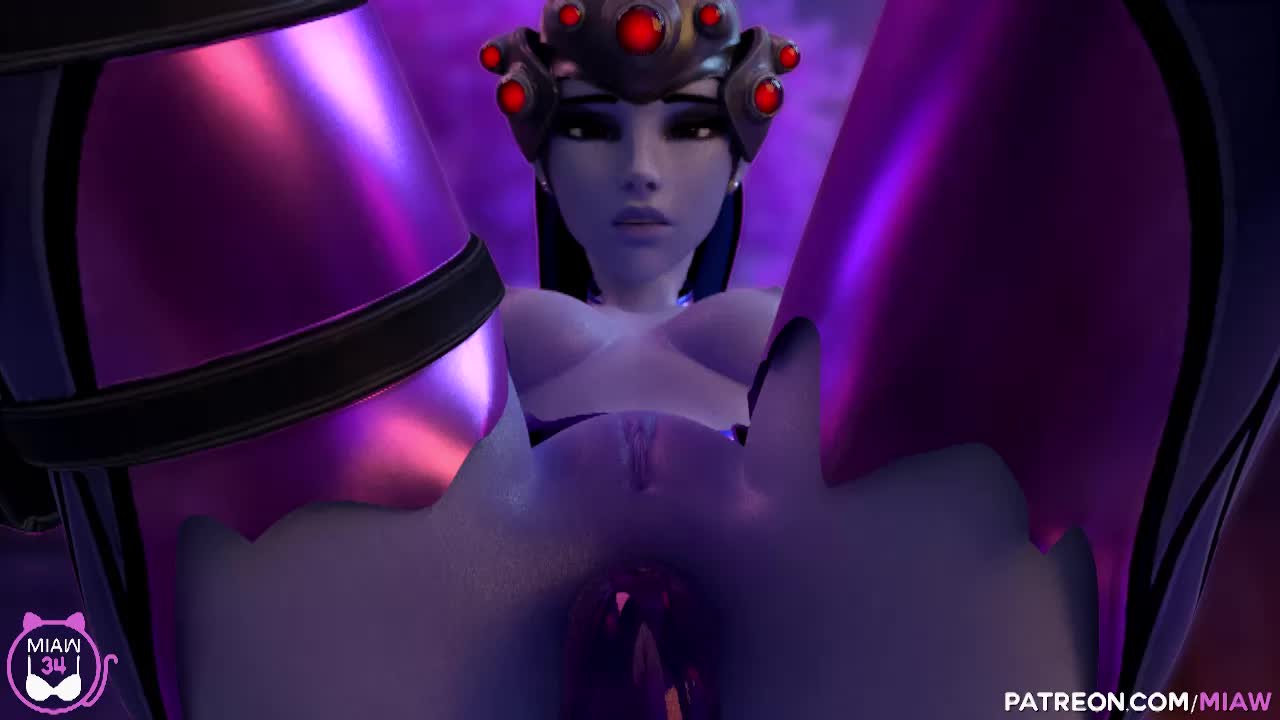 3D Animated Blender Overwatch Widowmaker miaw34 // 1280x720 // 200.1KB // webm