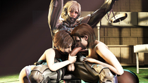 3D Crossover Jill_Valentine Metal_Gear Metal_Gear_Solid Metal_Gear_Solid_4 Raiden Rebecca_Chambers Resident_Evil Source_Filmmaker // 3000x1687 // 3.1MB // jpg