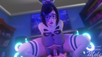 3D Animated Blender ManWiththeMole Mei-Ling_Zhou Overwatch Sound // 1920x1080, 48s // 25.5MB // mp4