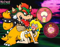 Bowser Princess_Peach Super_Mario_Bros The_Moss-Man // 1833x1444 // 1.4MB // png