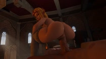 3D Animated Princess_Zelda Secaz Sound The_Legend_of_Zelda // 1280x720 // 24.3MB // webm