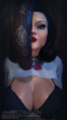 3D Bioshock Bioshock_Infinite Blender DarkCrimson3D Elizabeth Elizabeth_Comstock // 608x1080 // 872.9KB // png