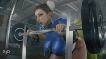 3D Animated Blender Chun-Li Sound Street_Fighter X3D // 1920x1080, 41.5s // 17.6MB // mp4