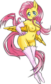 Congee Fluttershy My_Little_Pony_Friendship_Is_Magic // 1000x1626 // 882.6KB // png