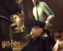 3D Animated Draco_Malfoy Emma_Watson Harry_Potter Hermione_Granger Source_Filmmaker hantzgruber // 1024x576 // 1010.6KB // webm