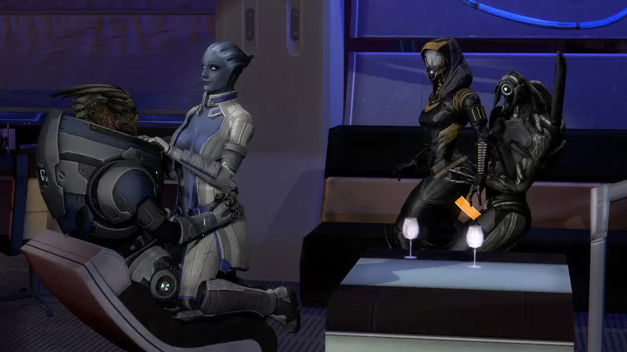 3D Animated Asari Garrus_Vakarian Gmod Legion Liara_T'Soni Mass_Effect Tali'Zorah_nar_Rayya // 1280x720 // 1.6MB // webm