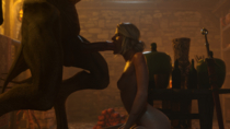 3D Belethors_Smut Ciri Katakan The_Witcher_3:_Wild_Hunt Vampire // 3840x2160 // 7.6MB // png