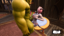 Animated Draenei Orc World_of_Warcraft // 854x480 // 8.6MB // gif