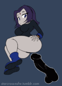 Animated DC_Comics Raven Starcross Teen_Titans // 500x692 // 568.3KB // gif