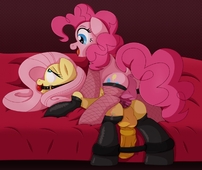 Fluttershy My_Little_Pony_Friendship_Is_Magic Pinkie_Pie // 1280x1077 // 182.1KB // png