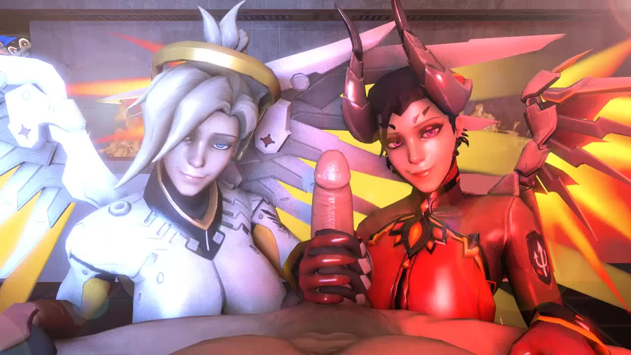 3D Animated Mercy Mr_Safety Overwatch Source_Filmmaker // 1280x720 // 4.1MB // webm