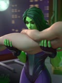 3D Animated Dr.Dabblur She-Hulk_(Jennifer_Walters) Sound Source_Filmmaker // 810x1080 // 4.3MB // mp4