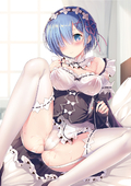 Re_Zero Rem // 844x1200 // 393.7KB // jpg