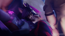 3D Ahri Animated League_of_Legends Salsen3d Sound // 1920x1080, 22s // 8.2MB // webm