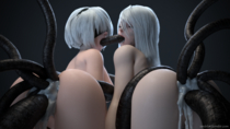 Amiris4 Android_2B Android_A2 Blender Nier Nier_Automata // 1920x1080 // 1.9MB // png