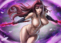 FateGrand_Order Lancer Scathach dandonfuga // 4940x3488 // 1.2MB // jpg