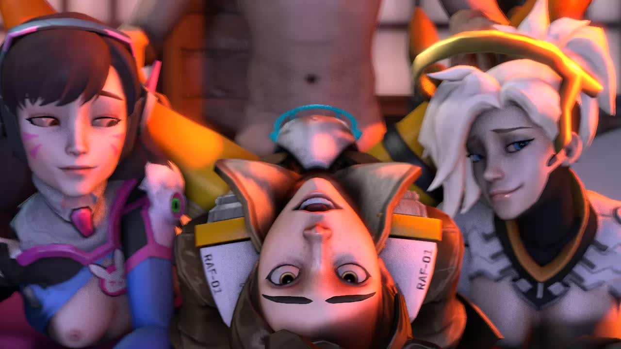 3D Animated D.Va Mercy Overwatch SFMllama Sound Source_Filmmaker Tracer // 1280x720 // 6.7MB // webm