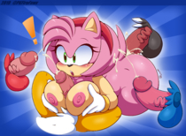 Adventures_of_Sonic_the_Hedgehog Amy_Rose Miles_Prower_(Tails) // 4098x3005 // 3.8MB // png