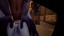 Animated Draenei World_of_Warcraft // 854x480 // 6.9MB // gif