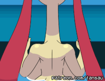 Animated Milotic_(Pokémon) Pokemon tansau // 1300x1000 // 2.2MB // gif