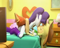 3D Animated Applejack My_Little_Pony_Friendship_Is_Magic Rarity Spectre-Z // 1280x720 // 504.2KB // webm