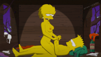 Animated Bart_Simpson Lisa_Simpson Sfan The_Simpsons // 960x540 // 2.4MB // gif