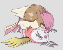 Fletchinder_(Pokemon) Pidgeotto_(Pokemon)‎ Pokemon zerodigiporu // 2014x1598 // 883.8KB // jpg