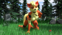 Arcanine_(Pokémon) Blender Pokemon Snow_Kitsune XNALara // 2560x1440 // 18.6MB // png