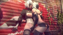 3D Android_2B Android_A2 Animated Blender Nier Nier_Automata hydrafx // 1280x720 // 17.4MB // mp4