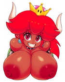 Bowser_Peach Bowsette Peachette Princess_Peach Super_Mario_Bros matospectoru // 1000x1263 // 214.5KB // png