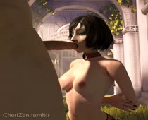 3D Animated Bioshock Bioshock_Infinite Cherizen Elizabeth // 1080x1080 // 373.6KB // webm