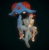 3D Misty Pokemon Tentacruel_(Pokémon) polybits // 1062x1080 // 412.5KB // jpg