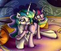 My_Little_Pony_Friendship_Is_Magic Nekome Princess_Celestia Twilight_Sparkle // 1280x1069 // 1.6MB // png