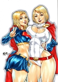 DC_Comics Fred_Benes Power_Girl Supergirl kara_zor_el // 1142x1600 // 280.4KB // jpg
