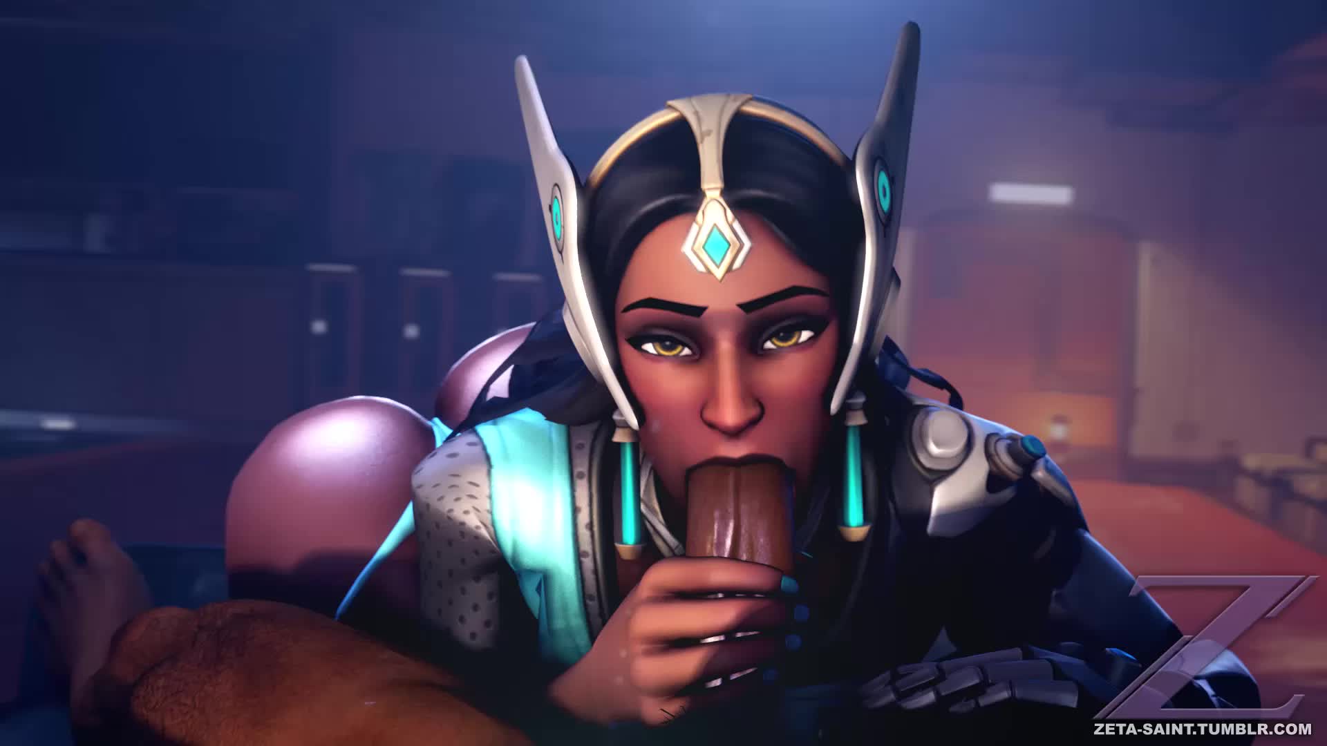 3D Animated Overwatch Source_Filmmaker Symmetra Zeta_Saint // 1920x1080 // 1.2MB // webm