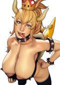 Bowser_Peach Bowsette John_Doe_(artist) Peachette Princess_Peach Super_Mario_Bros // 1280x1811 // 487.4KB // png