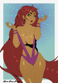 Black_Pinup_Project DC_Comics Starfire Teen_Titans // 1131x1600 // 2.4MB // jpg