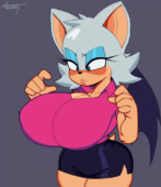 Animated Rouge_The_Bat Sonic_(Series) nezulet // 590x684 // 2.1MB // gif