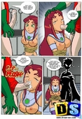 Comic DC_Comics Drawn-Sex Robin Starfire Teen_Titans // 497x720 // 140.6KB // jpg