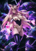 Ahri Axsens KDA League_of_Legends // 3532x5000 // 2.9MB // jpg